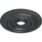 Ekena Millwork Oldham Ceiling Medallion (Fits Canopies up to 8 5/8"), Hand-Painted Pewter, 18"OD x 3 3/8"ID x 7/8"P CM18OL1PES - alternate 2